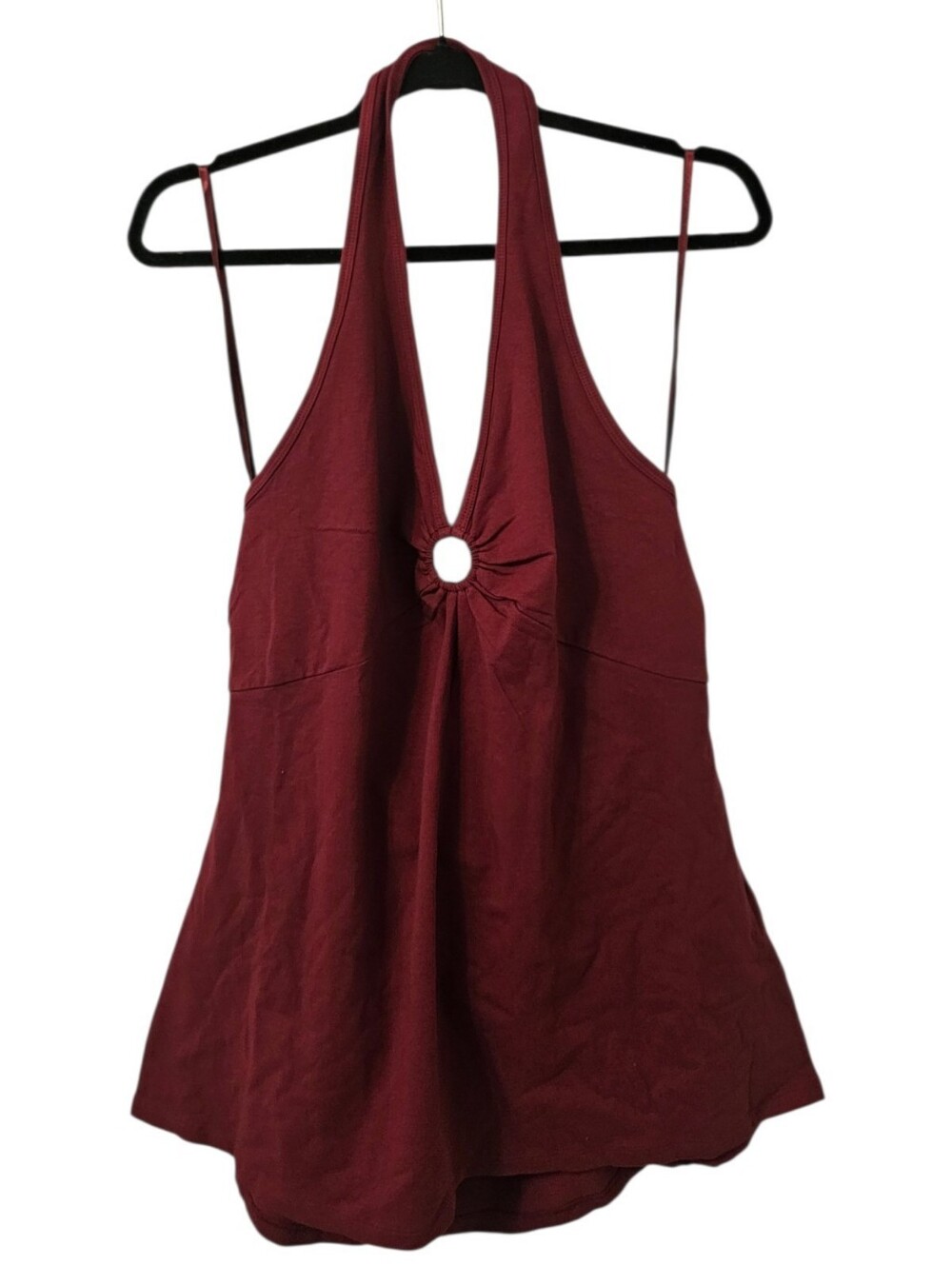 Red Torrid Women's Foxy Halter O-Ring Tank Top